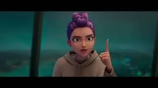 KPop Demon Hunters (2025) - Huntrix screaming 
