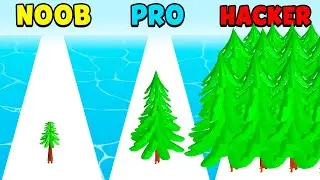 NOOB vs PRO vs HACKER - Run Forest Run 3D