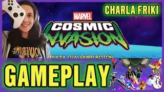 GAMEPLAY MARVEL COSMIC INVASION Y CHARLETA FRIKI: p&oacute;ster supergirl, tmnt, dc, venta warner y m&aacute;s!!
