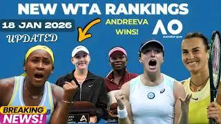 WTA Rankings Shake-Up 2026: Andreeva Rising, Świątek & Gauff Hunting Sabalenka | AO 2026