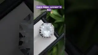 Flower Cut Quartz Gemstone ~ 26 Cts ~ 18 x 18 x 13 mm ~ Loupe Clean. #quartz #quartzjewelry #viral