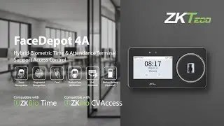 FaceDepot 4A Hybrid-Biometric Time & Attendance Terminal