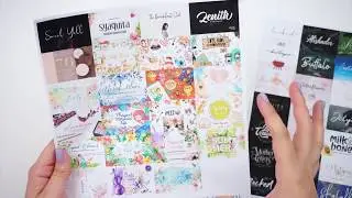 Bible Journaling Process 'Be Still' featuring TheHungryJpeg