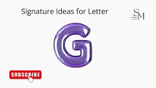 G Letter Signature Ideas Easy & Simple