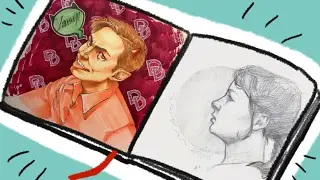 ОБЗОР МОИХ СКЕТЧБУКОВ! // ЧАСТЬ 1 // Moleskine и Infolio