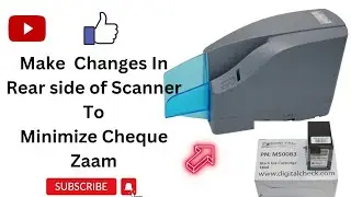 CheXpress CX30 | Make Changes In Rear Side To Minimize Cheque Zaam | ChequeXpress | CX30