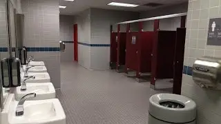 Large Convention Center Restrooms