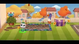 Day 353 4.9.2025 leaves falling again plus angela broke the garden nooo 