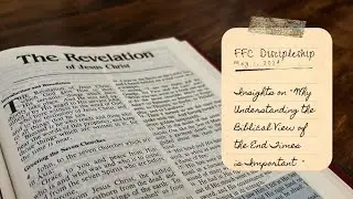 Discipleship Training - Insights on 