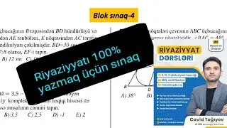 Riyaziyyatdan yeni sınaq #sınaq #riyaziyyat #riyaziyyathazırlığı #blok