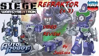 REFRAKTOR [REFLECTOR] Transformers Generations War for Cybertron SIEGE Deluxe Video review ITA
