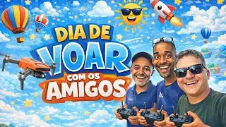 Deu ruim com o drone do meu amigo.