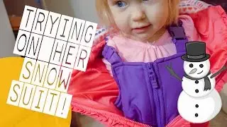 ⛄️ TRYING ON HER SNOWSUIT! | ThePfledPfam