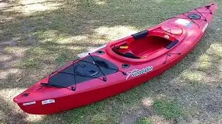 Обзор каяка для рыбалки Sun Dolphin Aruba 12 SS.
