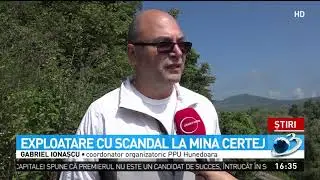 Exploatare cu scandal la mina Certej