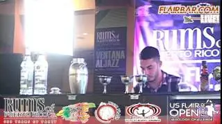 US Flair Open & Mixology Challenge 2015: Jomar Rios