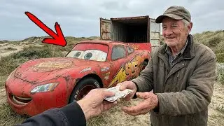 POV ASMR Car Restoration  2006 Lightning McQueen Abandoned at a Forgotten Lighthouse — Bought for $3