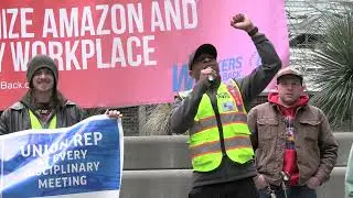 Unionize Amazon Everywhere! Rally at the Spheres with KCVG workers