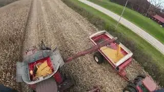 Combining Corn 2023 Harvest, Lafayette County WI DJI FPV Drone