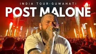 Post Malone | Rockstar ⭐️ | Guwahati | India 2025 #postmalone #guwahati #liveconcert #india 