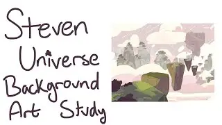 Steven Universe - Background Art Study 4 | Speedpaint