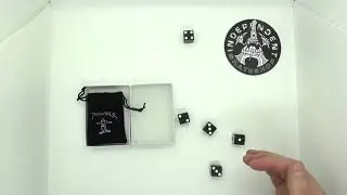 Thrasher Dice Set Black - Jeu de d&eacute;s