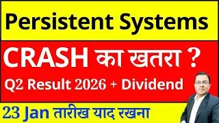 Persistent Systems share news, Persistent dividend, Persistent q3 result 2026,Persistent share crash