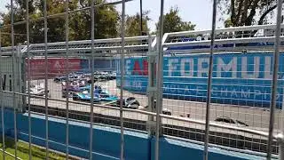 F&oacute;rmula e - SCL R4 crash - Jose Mar&iacute;a L&oacute;pez y Sam Bird