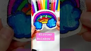 Glitter Rainbow Sticker 🌈