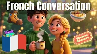 Learn French: A Full Weekend Conversation for Beginners (A2/B1 Listening Practice)