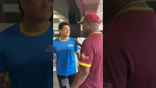 Sachin Tendulkar Meets Brian Lara !!! Old Friendship !!!