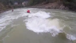 龙胜桑江温泉湾whitewater sup