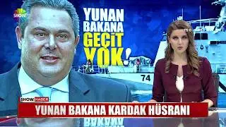 Yunan Savunma Bakanı'na Kardak hüsranı