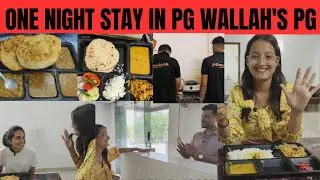 A Night Stay in PG Walaah's PG in Noida Sector 70| With Dinner & Breakfast| Full Information|
