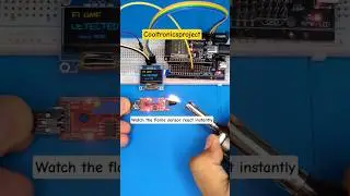 DIY Flame Detection System #firealarmproject #arduinotutorial #esp32firealarm #esp32 #scienceproject