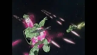Zaku Kicks Ball, Destroys GM | Best Scene In All of Mobile Suit Gundam!