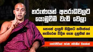 Why Do Young People Turn to Crime? 🤔 | තරුණයින් අපරාධ මාර්ගයට ඇදී යන්නේ ඇයි? Thorapitiye Sarana Himi