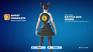 NEW BATTLE BUS WHEEL BACK BLING QUEST REWARD!!