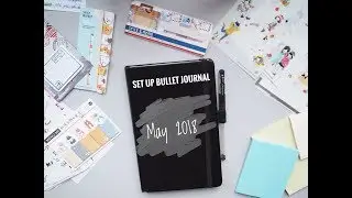 Ежедневник Май 2018|Set Up Bullet Journal |Plan with me