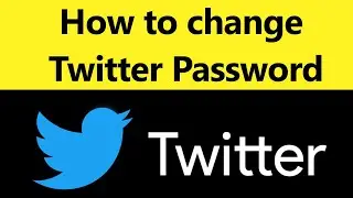 How to change Twitter Password on Laptop, Desktp or PC? // Smart Enough