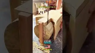 #creatorsearchinsights   Smart Mortise Cutting Jig ⚙️🪵 #DIY #Tools #Woodworking #WoodJoinery