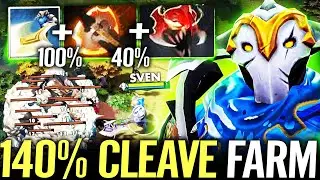 🔥 MASTER Sven Fury CANCER META &mdash; 140% CLEAVE Big Stack Fast Farm 100% LEGIT Carry Dota 2 Pro