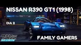 NEED FOR SPEED NO LIMITS NISSAN R390 GT1 (1998) DIA 2 AGITACION #nfs #nissan #familygame #game