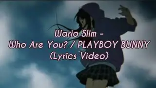 Wario Slim - Who Are You? / PLAYBOY BUNNY  (Lyrics Video)