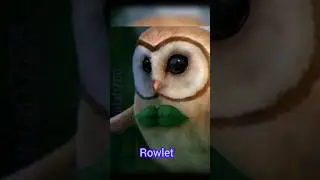If Rowlet was real?| Rowlet pokemon evolution #anime #shorts
