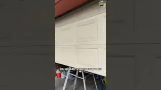 Can we fix this dented garage door ?