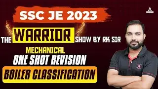 SSC JE / JSSC JE 2023 One Shot Revision of Boiler Classification  By Rk sir Just 10 minute