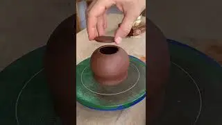Ceramic handmade teapot making process