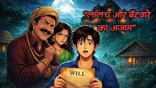 &ldquo;लालच और बँटवारे का अंजाम&rdquo;|Hindi Story| Hindi Cartoon stories |Moral stories |Hindi kahaniyan |Toons