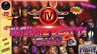 ¡TIERLIST BEST T4 NOVIEMBRE! [MEJORES PJ'S DPS / SOPORTES - PVE/PVP] - Marvel Future Fight